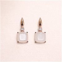 Boucles d'oreilles Lucos Femme in Argent Quarzo ESOR D71.BIANCO